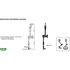 INSIZE MEASURING EQUIPMENT Insize Dial Test Gauge Indicator Holder Mechanical Lock Series 6294-1AE